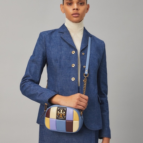 Tory Burch Kira patchwork small camera bag Multi color - Picture 4 of 9